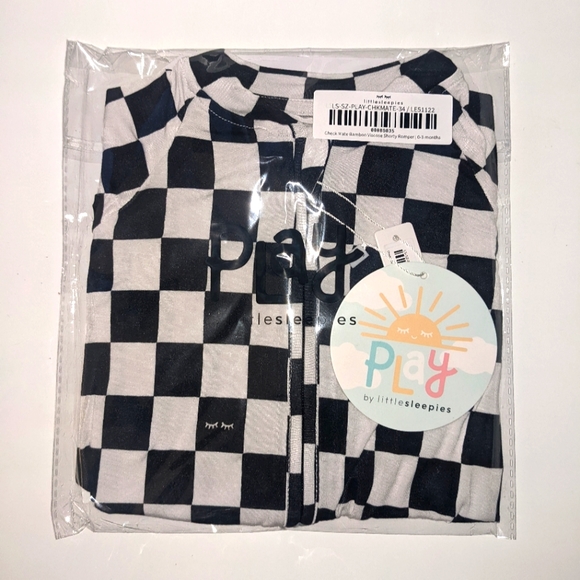 Little Sleepies Cool Checks Checkmate Shorty 0-3M NEW NWT NIB - Picture 3 of 3